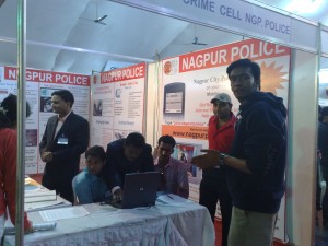 Me at Cyber cops Stall in Comp - EX 2009, Nagpur